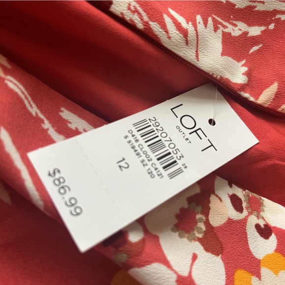 Loft Dress Size 12 NWT - Picture 4 of 6